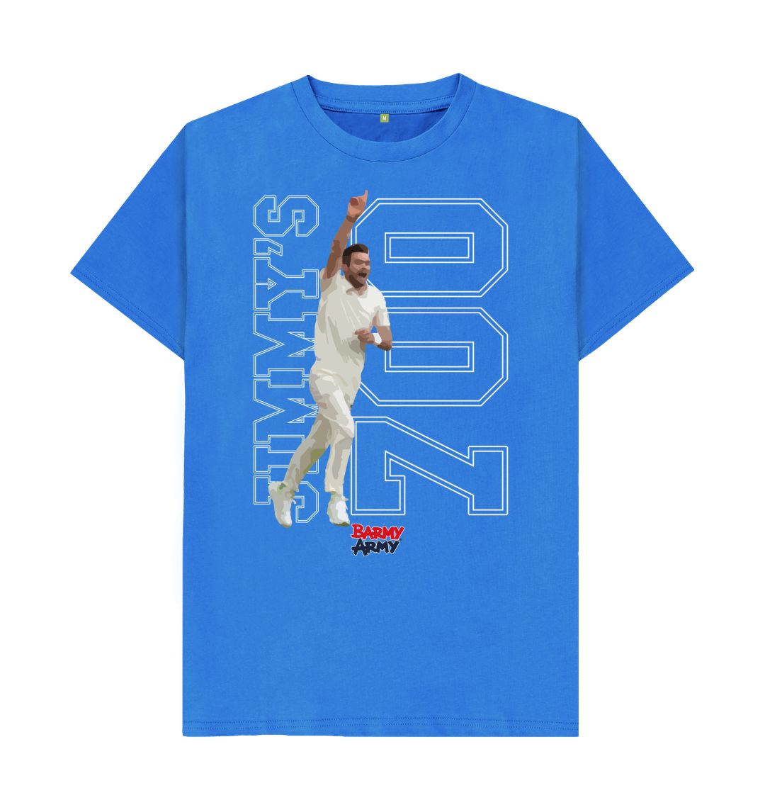 Bright Blue Barmy Army Jimmy 700 Tee - Men's