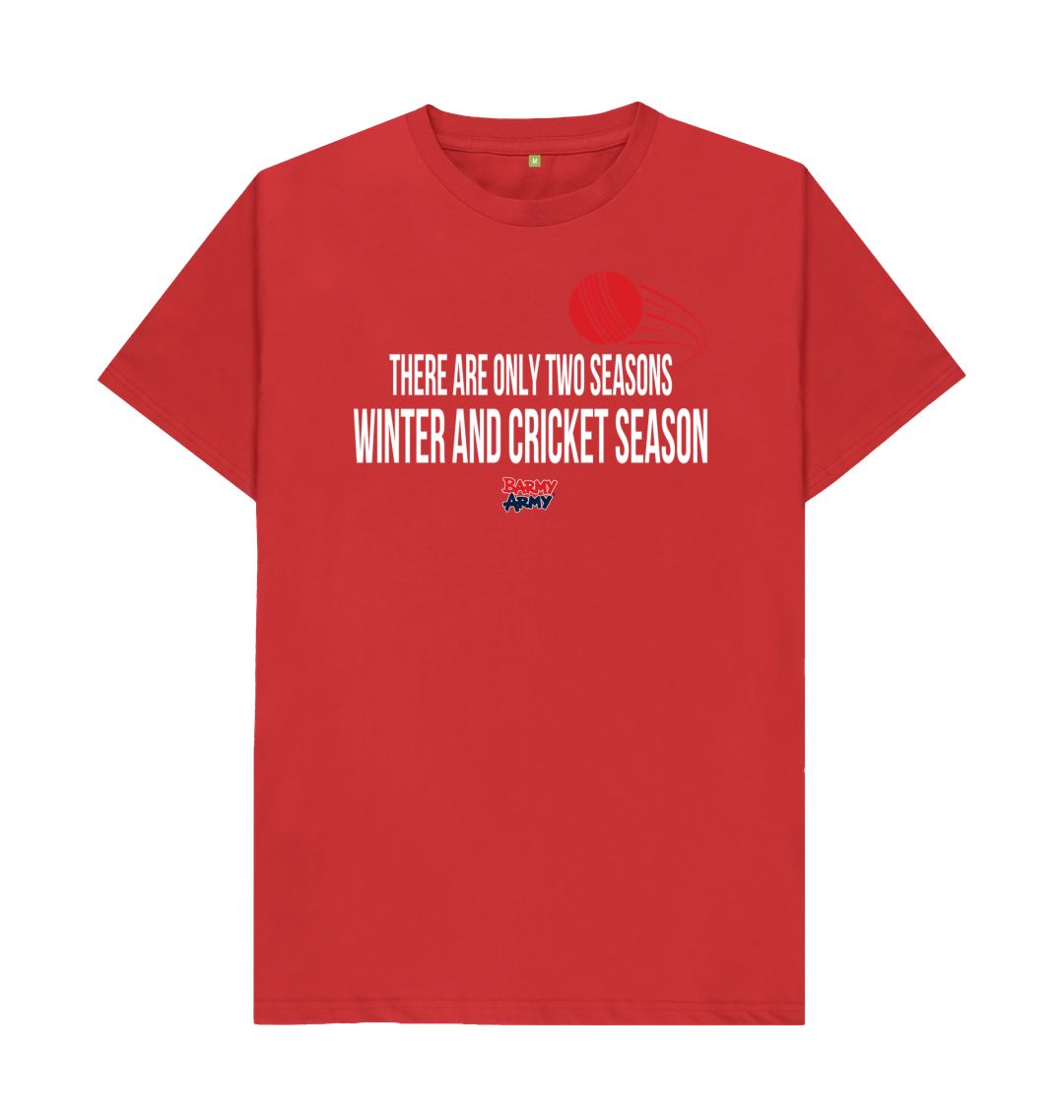 Red Barmy Army Two Season Slogan Tee - Men's