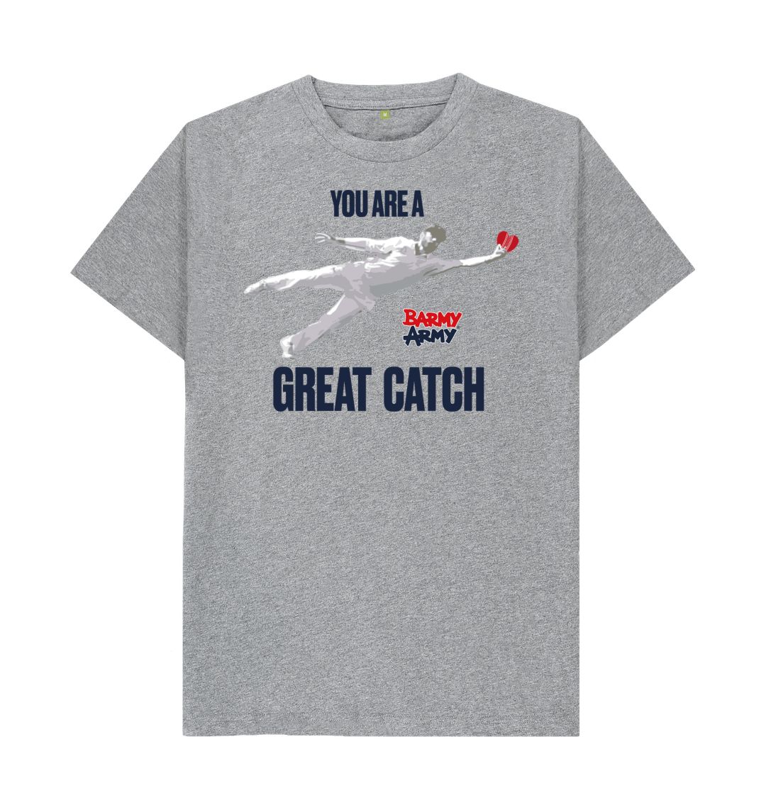 Athletic Grey Barmy Army Great Catch Tee - Men's