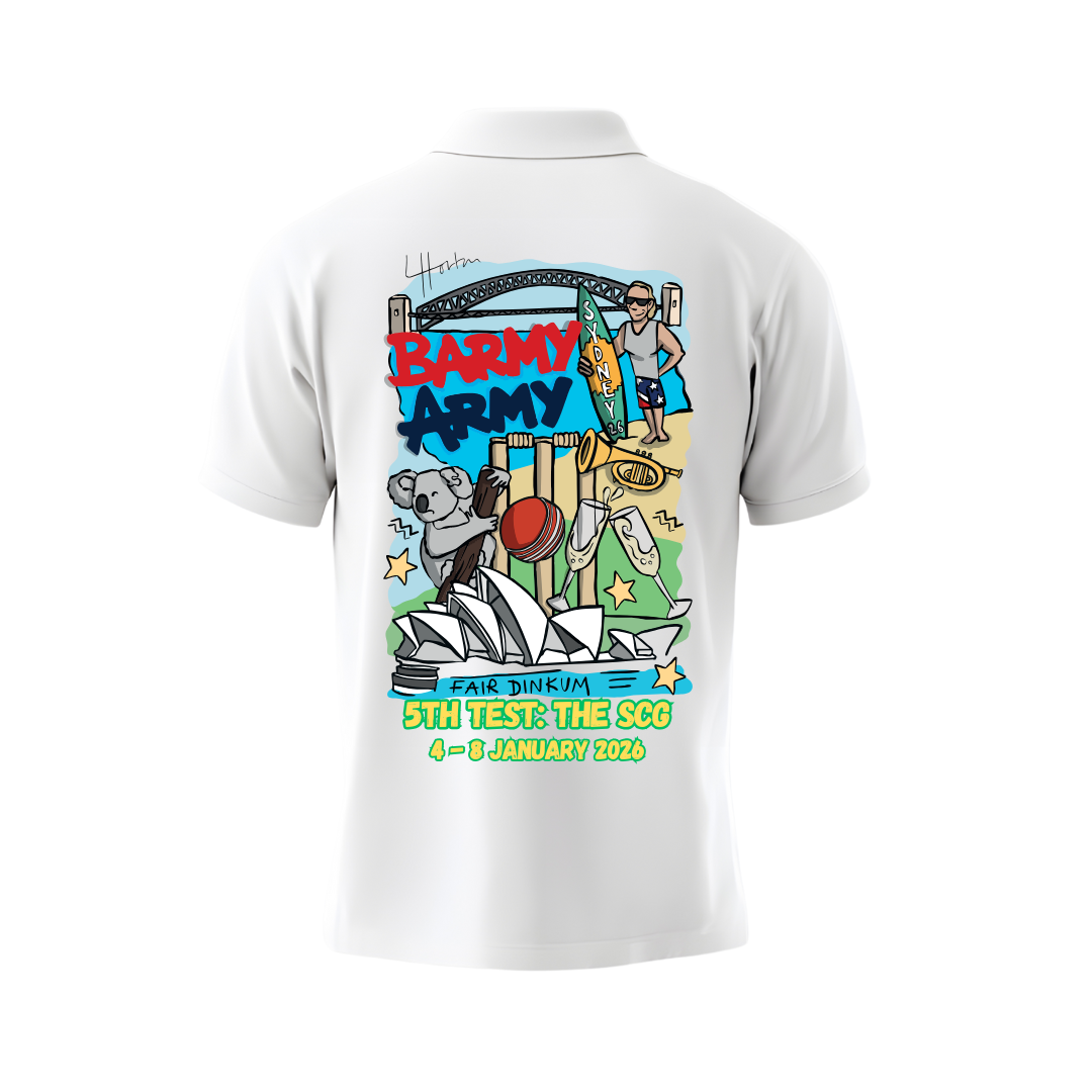 Barmy Army Down Under Tour Polo - Sydney