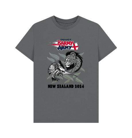 Slate Grey Barmy Army NZ Tour Tee - Men's