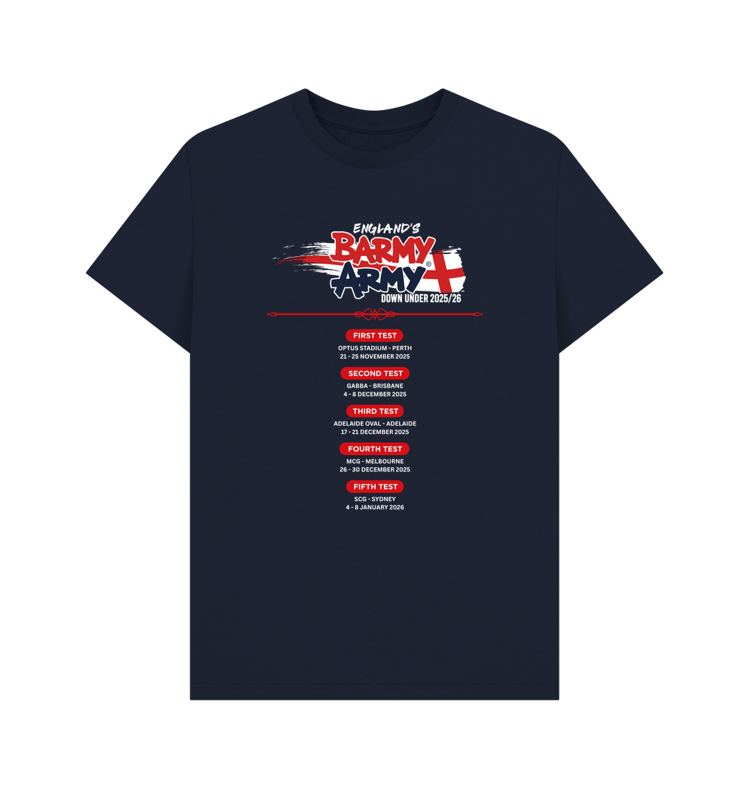 Barmy Army Down Under Fixtures 25/26 Men's