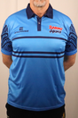 Navy Blue Tribal Cricket Shirt