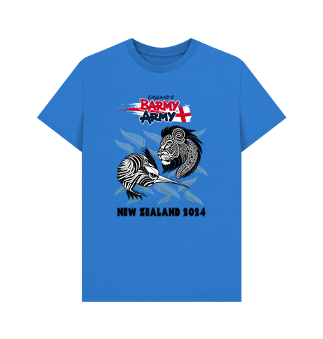 Bright Blue Barmy Army NZ Tour Tee - Men's