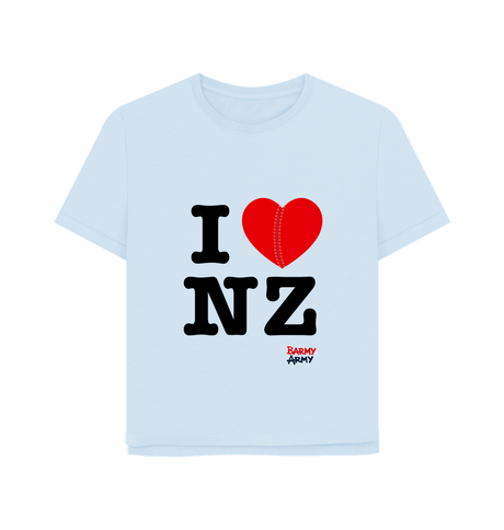 Sky Blue Barmy Army NZ Tee - Ladies