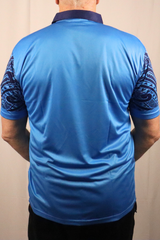 Navy Blue Tribal Cricket Shirt