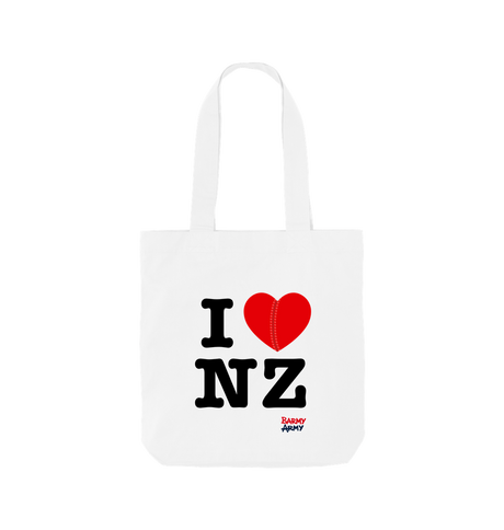 White Barmy Army NZ Tote Bag