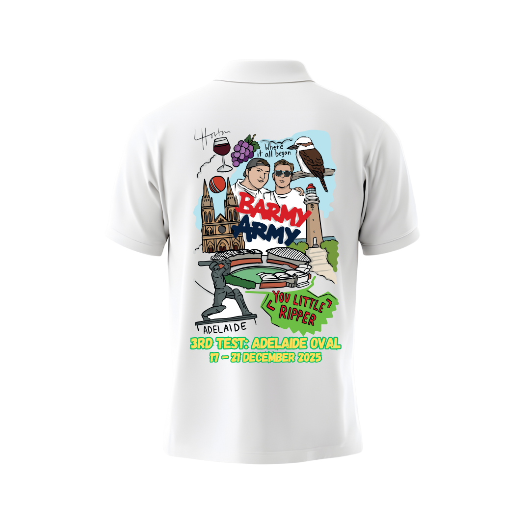 Barmy Army Down Under Tour Polo - Adelaide