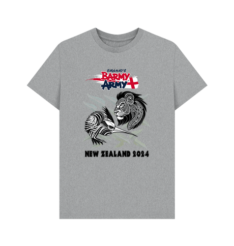 Athletic Grey Barmy Army NZ Tour Tee - Men's