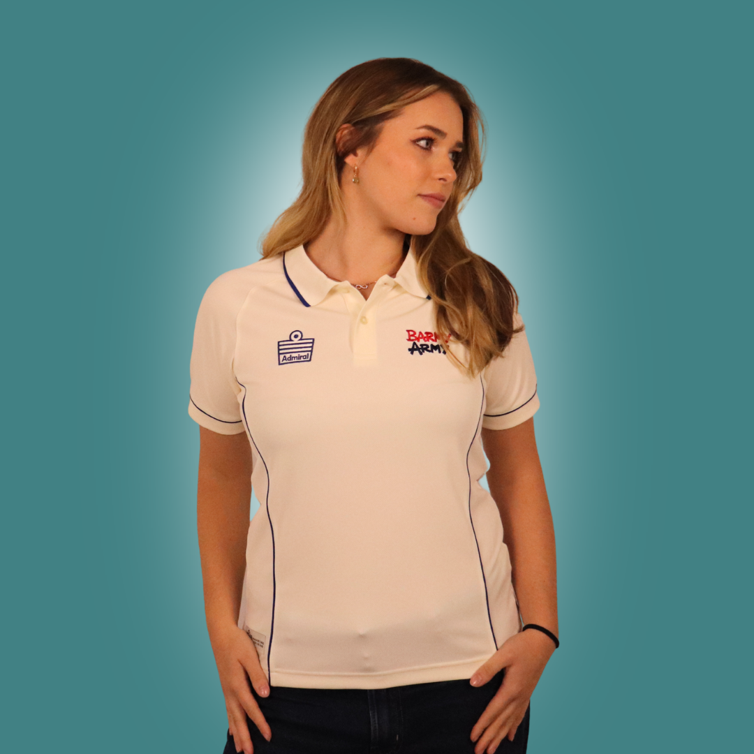 Admiral 2005 x Barmy Army South Africa Full Tour Polo - White
