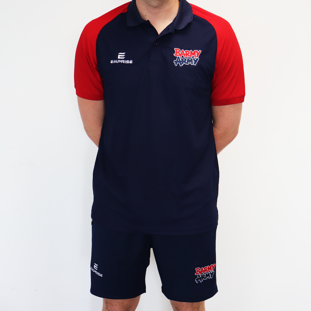 Barmy Army Polo Navy/Red