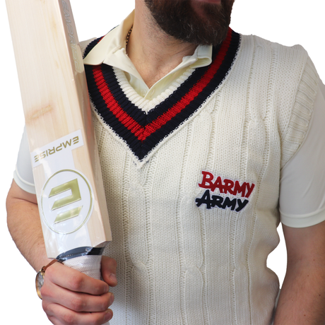 Barmy Army Cable Knit Jumper - Sleeveless