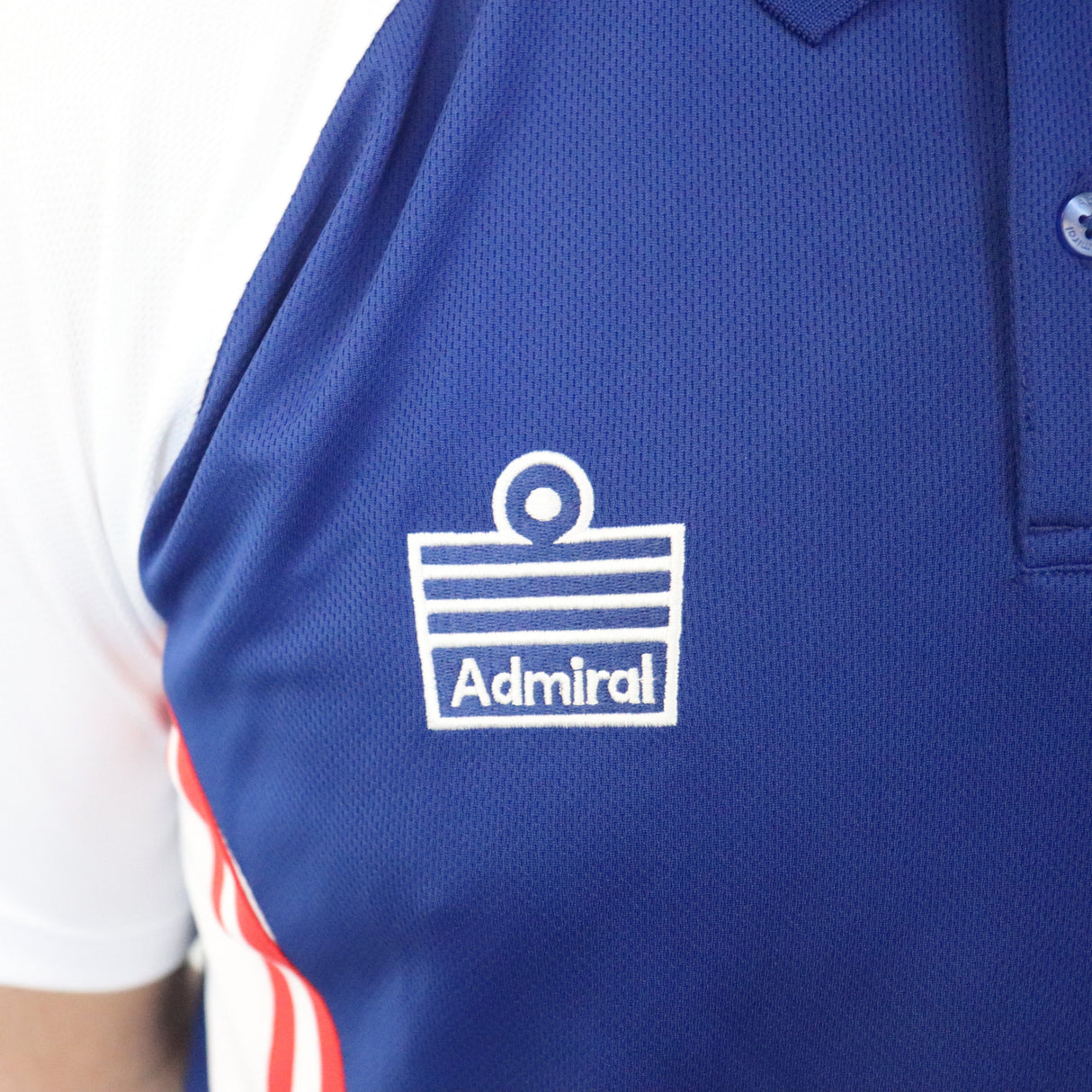 Pre-Order: Retro Red/Navy/White Polo