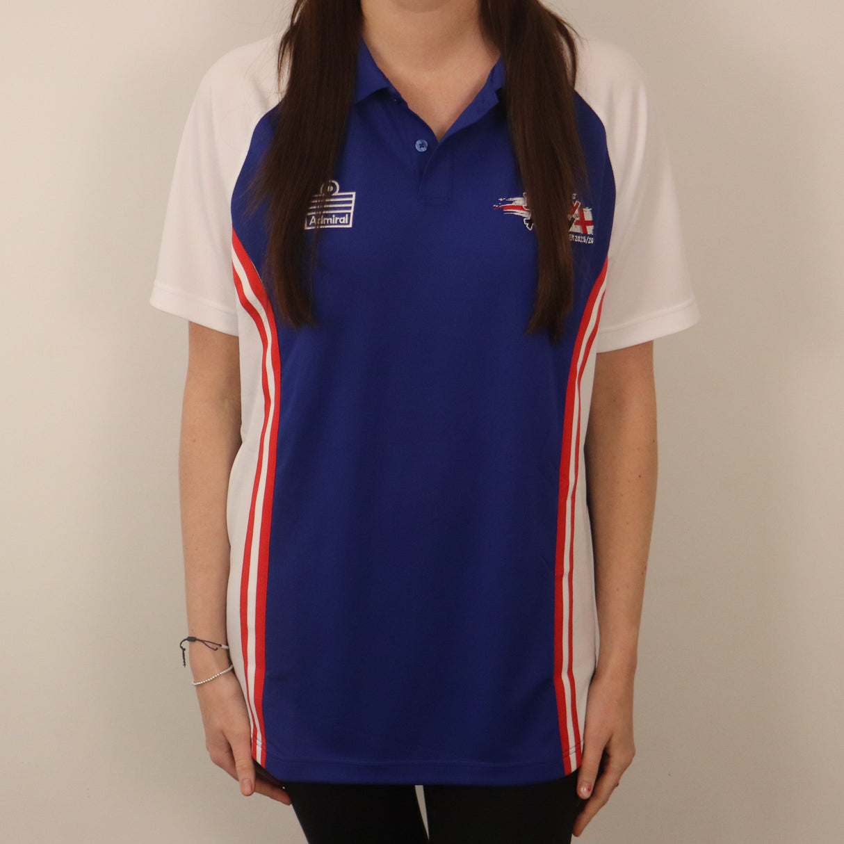 Pre-Order: Retro Red/Navy/White Polo