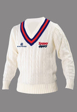 Barmy Army Cable Knit Jumper - Long Sleeve