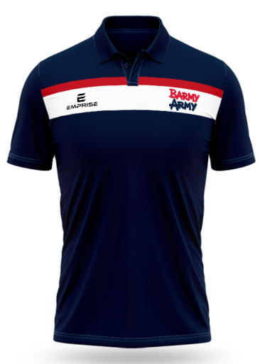 Barmy Army Stripe Polo