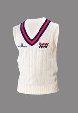 Barmy Army Cable Knit Jumper - Sleeveless