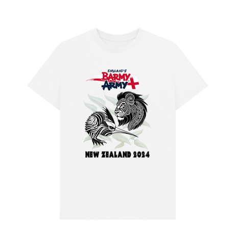 White Barmy Army NZ Tour Tee - Men's