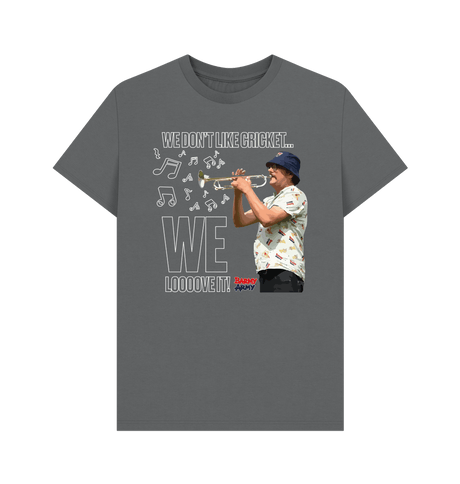 Slate Grey Barmy Army WI Trumpet Tee - Men's