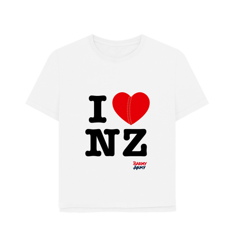 White Barmy Army NZ Tee - Ladies