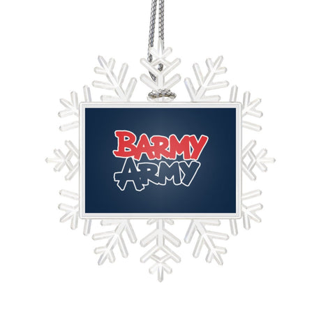 Barmy Army Hanging Snowflake