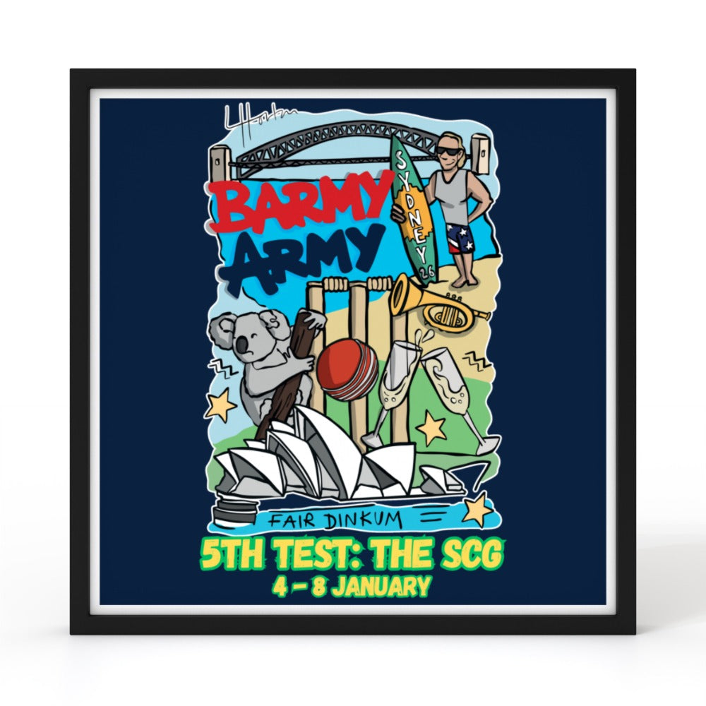 Barmy Army x Luke Horton Sydney Air Frame