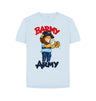 Sky Blue Barmy Army Trumpet Mascot Tees - Ladies