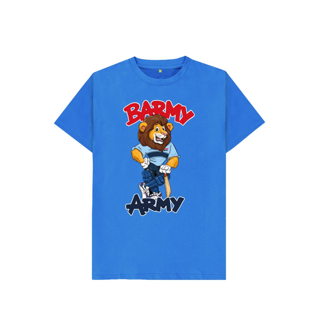 Bright Blue Barmy Army Mascot Tees - Juniors