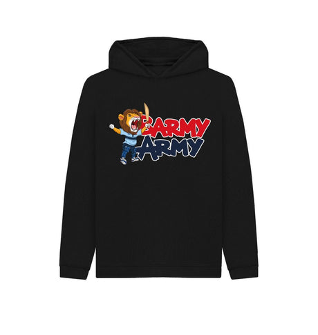 Black Barmy Army Mascot Ton Up Hoody - Juniors