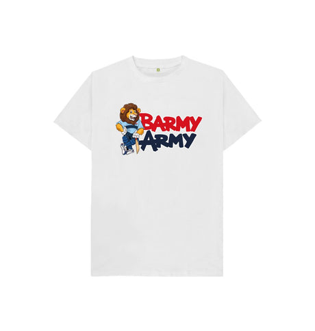 White Barmy Army Mascot Tee - Juniors