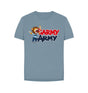 Stone Blue Barmy Army Mascot Ton Up Tee - Ladies