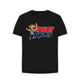 Black Barmy Army Mascot Ton Up Tee - Ladies