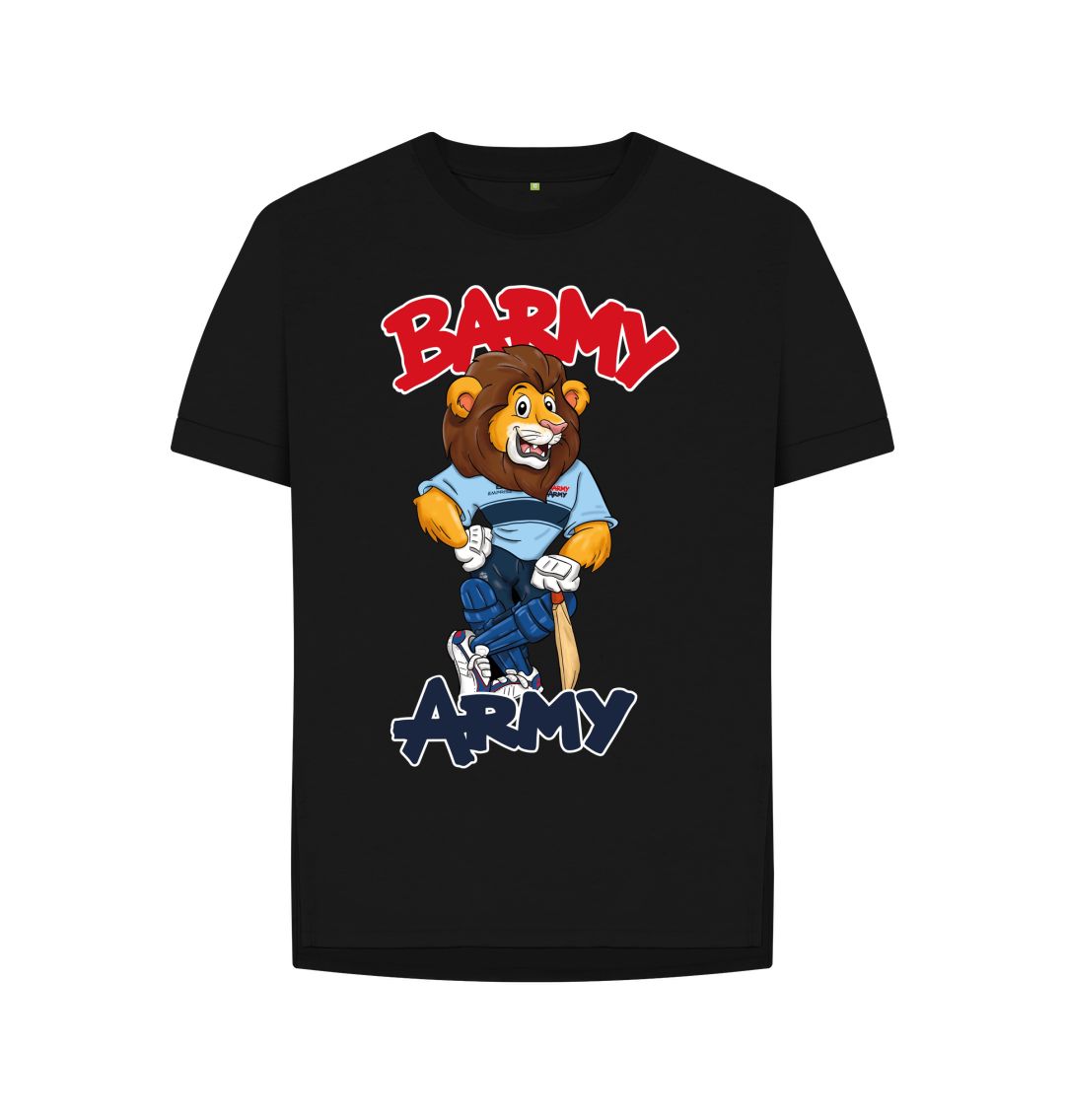 Black Barmy Army Mascot Tees - Ladies