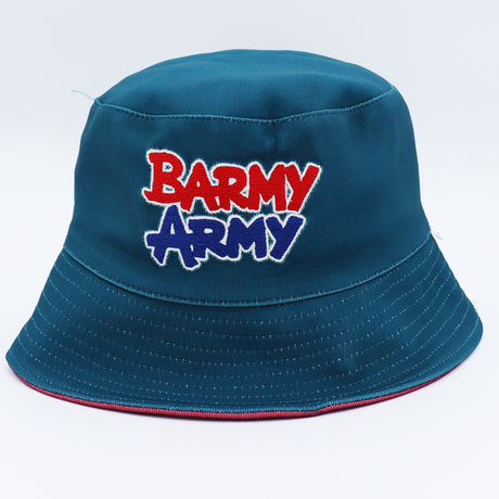 Barmy Army WI Tour Reversible Bucket Hat - Palm Tree
