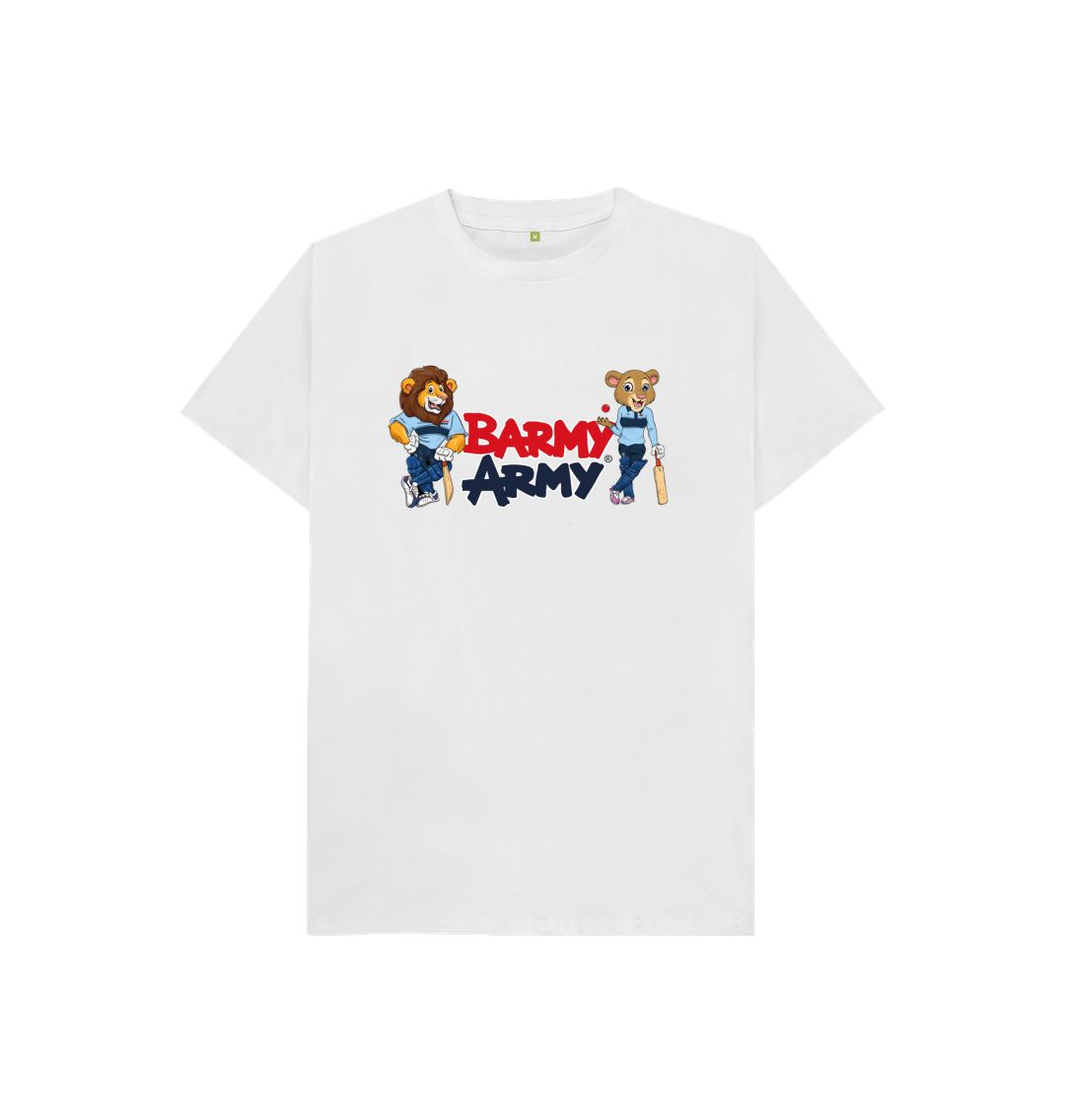 White Barmy Army Mascots Tee - Juniors