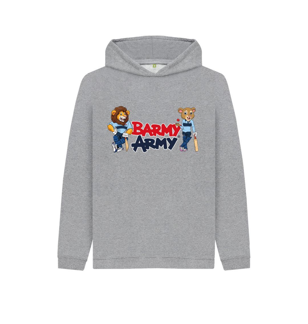 Athletic Grey Barmy Army Mascots Hoody - Juniors