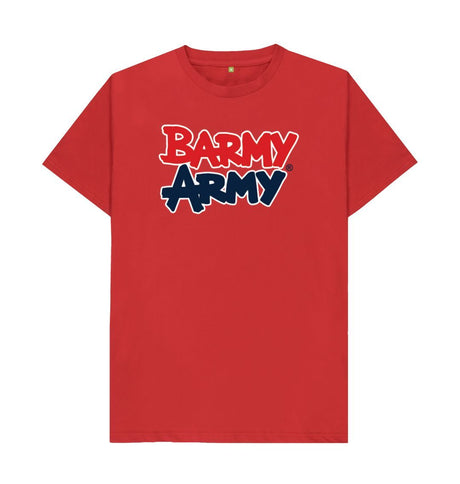 Red Barmy Army Large Print Tee