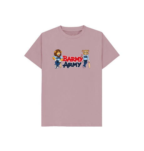 Mauve Barmy Army Mascots Tee - Juniors