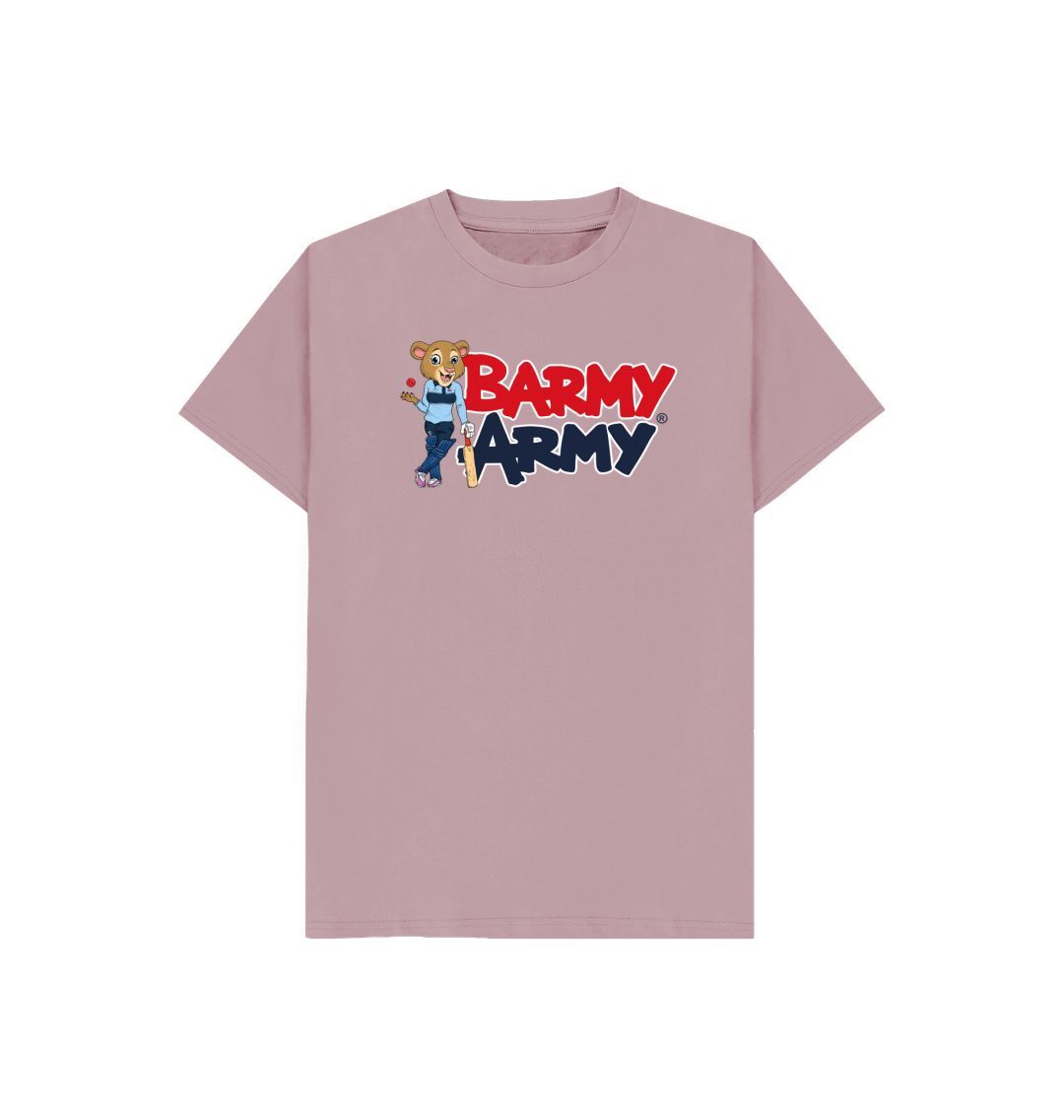 Mauve Barmy Army Mascot Pose Tee - Juniors