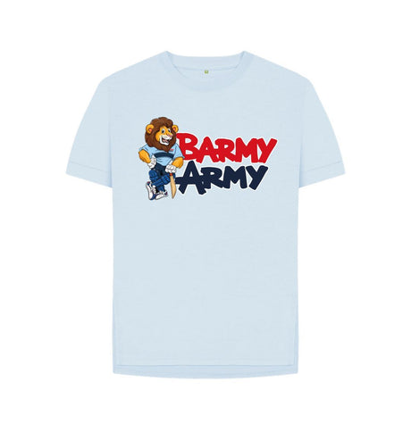 Sky Blue Barmy Army Mascot Tee - Ladies