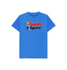 Bright Blue Barmy Army Mascot Pose Tee - Juniors