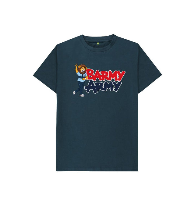 Denim Blue Barmy Army Mascot Send Off Tee - Juniors