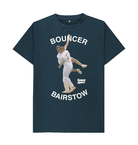 Denim Blue Barmy Army Bouncer Bairstow Tee