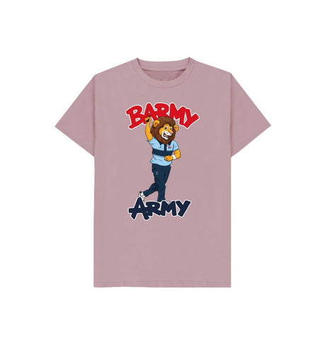 Mauve Barmy Army Mascot Send Off Tees - Juniors