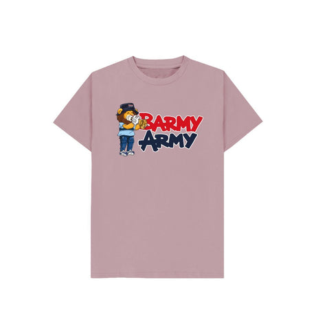 Mauve Barmy Army Trumpet Mascot Tee - Juniors