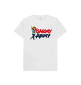 White Barmy Army Mascot Send Off Tee - Juniors