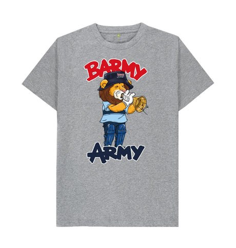 Athletic Grey Barmy Army Trumpet Mascot Tees - Men's