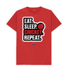 Red Barmy Army Eat Sleep Slogan Tee - Men's