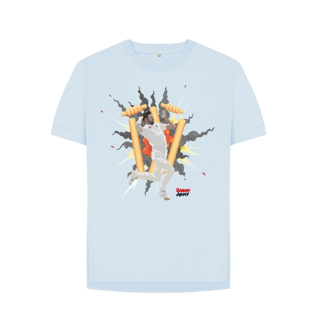 Sky Blue Barmy Army Woody Ladies Tee