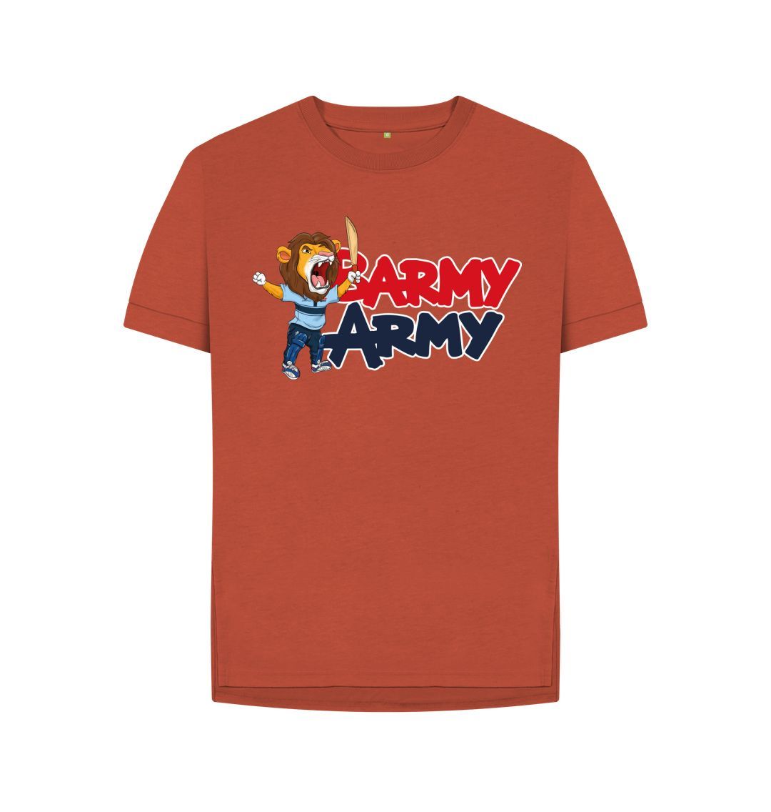 Rust Barmy Army Mascot Ton Up Tee - Ladies